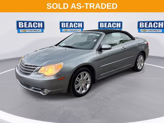 2008 Silver Steel Clearcoat Metallic Chrysler Sebring Limited FWD Convertible