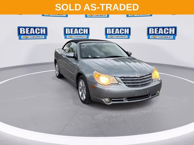 2008 Silver Steel Clearcoat Metallic Chrysler Sebring Limited FWD Convertible