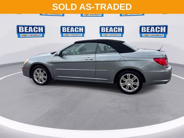 2008 Silver Steel Clearcoat Metallic Chrysler Sebring Limited FWD Convertible