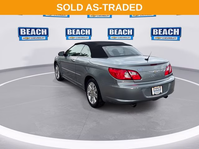 2008 Silver Steel Clearcoat Metallic Chrysler Sebring Limited FWD Convertible