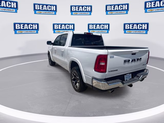 2025 Bright White Clearcoat Ram 1500 Laramie 4X4 Truck