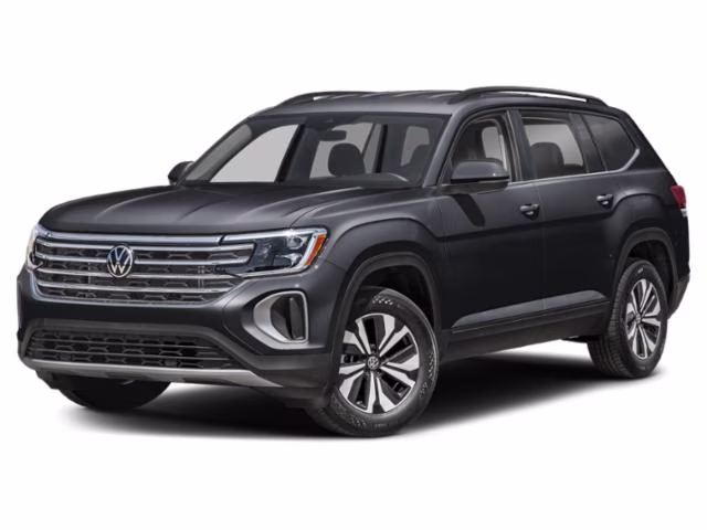 2025 Black Volkswagen Atlas 2.0T SE w/Technology FWD SUV