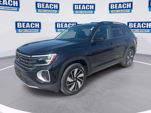 2025 Black Volkswagen Atlas 2.0T SE w/Technology FWD SUV