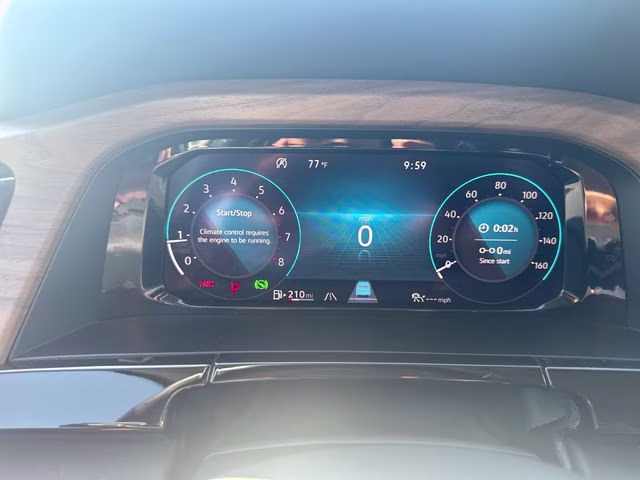 2025 Black Volkswagen Atlas 2.0T SE w/Technology FWD SUV