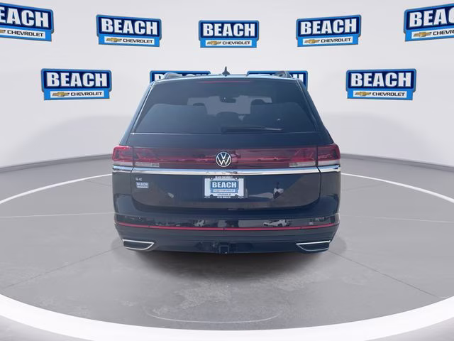 2025 Black Volkswagen Atlas 2.0T SE w/Technology FWD SUV