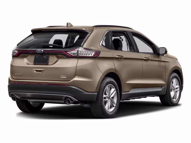 2017 White Gold Ford Edge Titanium FWD SUV