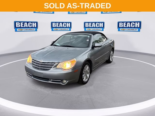 2008 Silver Steel Clearcoat Metallic Chrysler Sebring Limited FWD Convertible