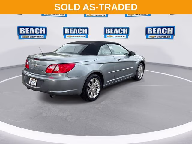 2008 Silver Steel Clearcoat Metallic Chrysler Sebring Limited FWD Convertible