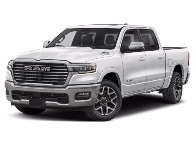 2025 Bright White Ram 1500 Laramie 4X4 Truck