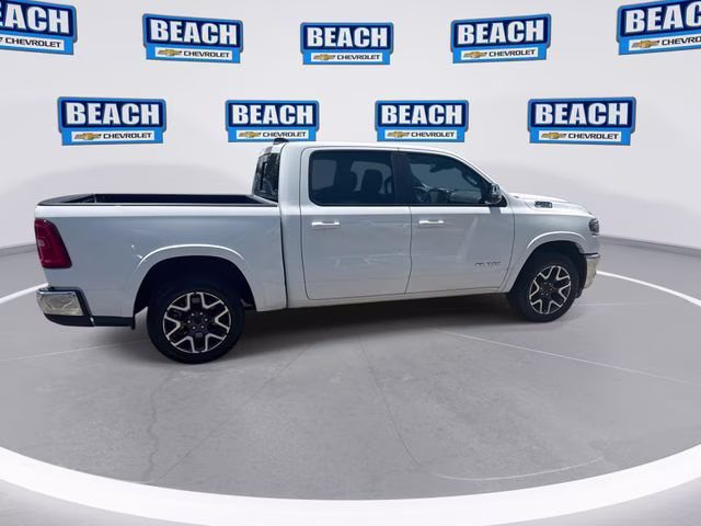 2025 Bright White Clearcoat Ram 1500 Laramie 4X4 Truck