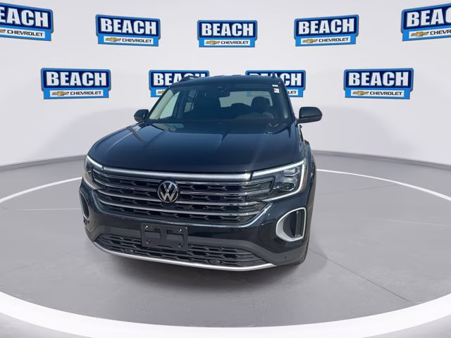 2025 Black Volkswagen Atlas 2.0T SE w/Technology FWD SUV