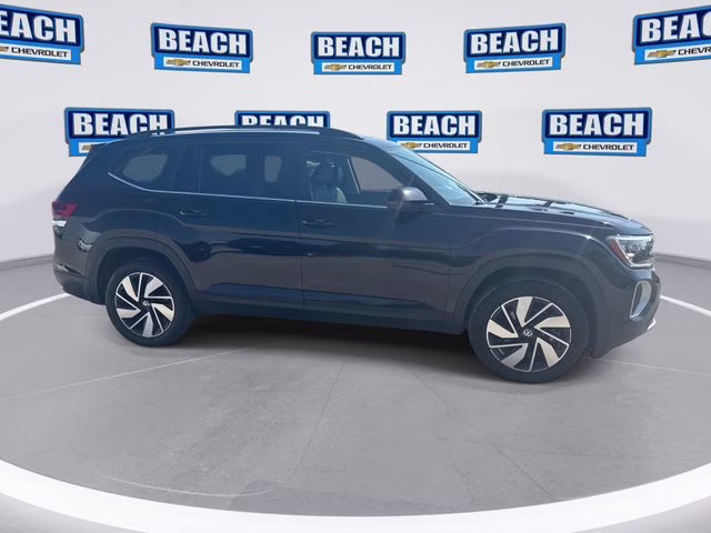 2025 Black Volkswagen Atlas 2.0T SE w/Technology FWD SUV