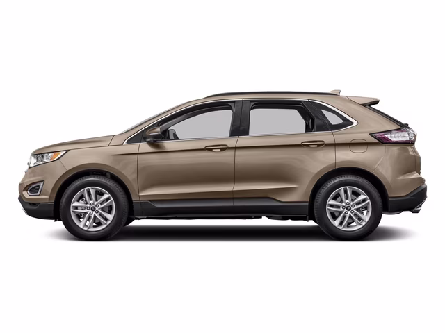 2017 White Gold Ford Edge Titanium FWD SUV