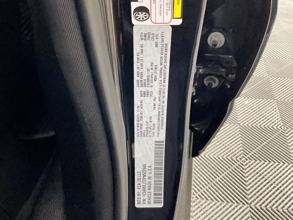 2023 Diamond Black Ram 1500 Laramie RWD Truck