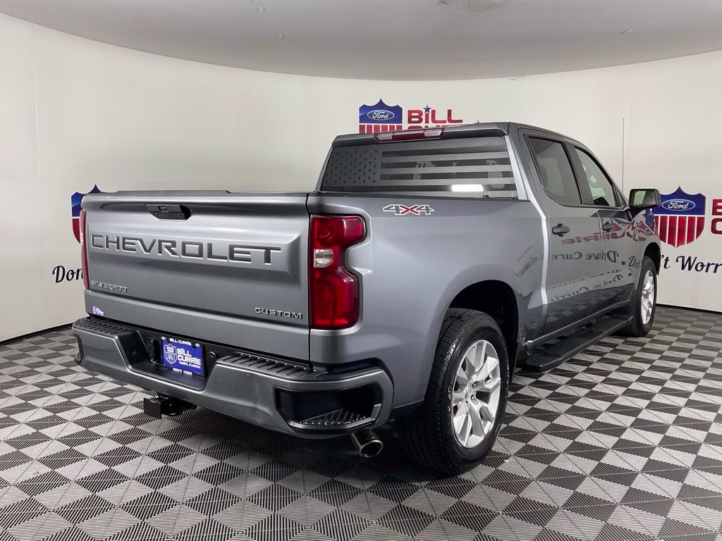 2020 Steel Metallic Chevrolet Silverado 1500 Custom 4X4 Truck