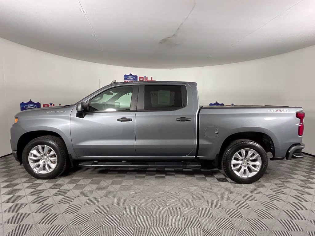 2020 Steel Metallic Chevrolet Silverado 1500 Custom 4X4 Truck