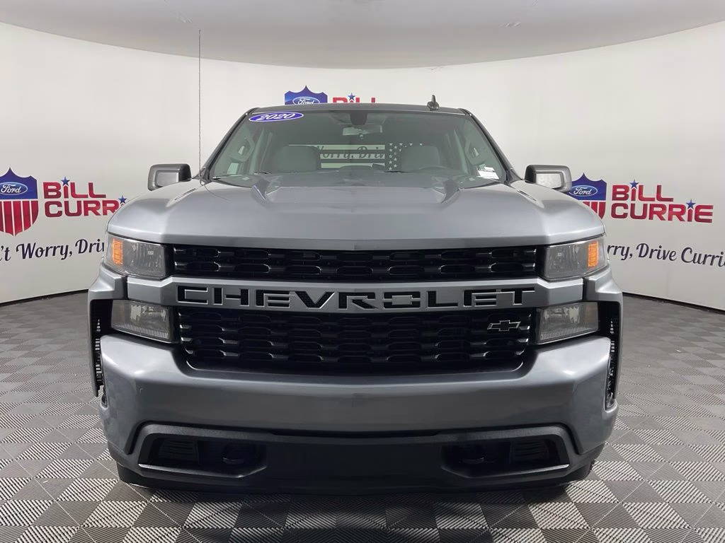 2020 Steel Metallic Chevrolet Silverado 1500 Custom 4X4 Truck