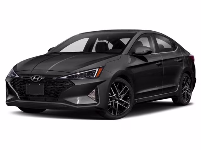 2020 Phantom Black Hyundai Elantra Sport FWD Sedan