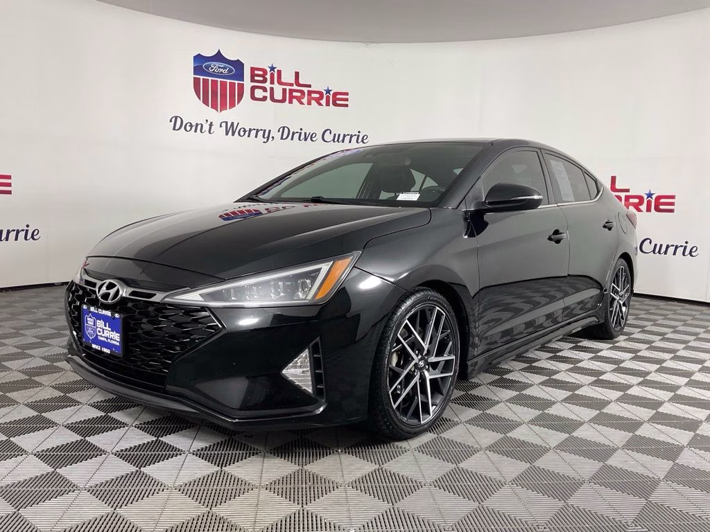 2020 Phantom Black Hyundai Elantra Sport FWD Sedan