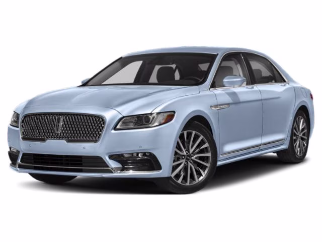 2019 Crystal Blue Metallic Lincoln Continental Black Label AWD Sedan