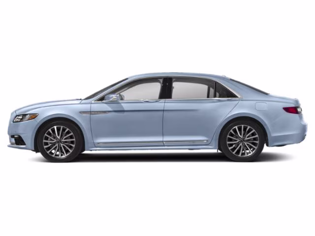 2019 Crystal Blue Metallic Lincoln Continental Black Label AWD Sedan