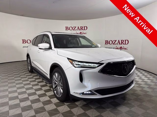2022 White Acura MDX Advance SH-AWD AWD SUV