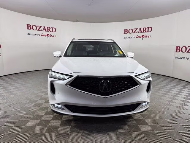 2022 White Acura MDX Advance SH-AWD AWD SUV
