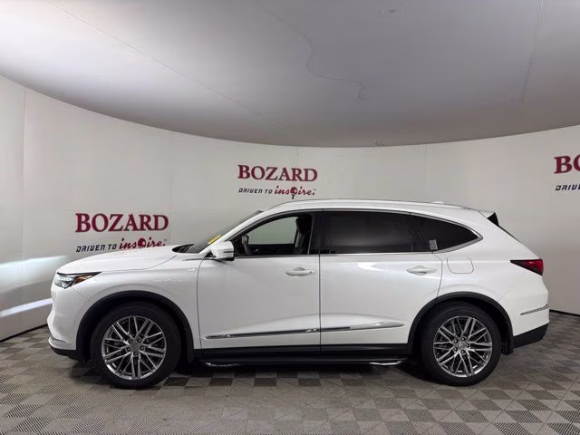 2022 White Acura MDX Advance SH-AWD AWD SUV