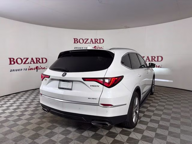 2022 White Acura MDX Advance SH-AWD AWD SUV