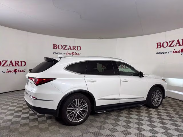 2022 White Acura MDX Advance SH-AWD AWD SUV
