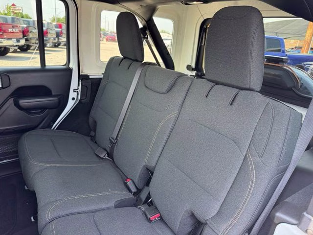 2025 Bright White Clearcoat Jeep Wrangler Sport S 4X4 SUV