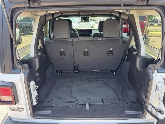 2025 Bright White Clearcoat Jeep Wrangler Sport S 4X4 SUV