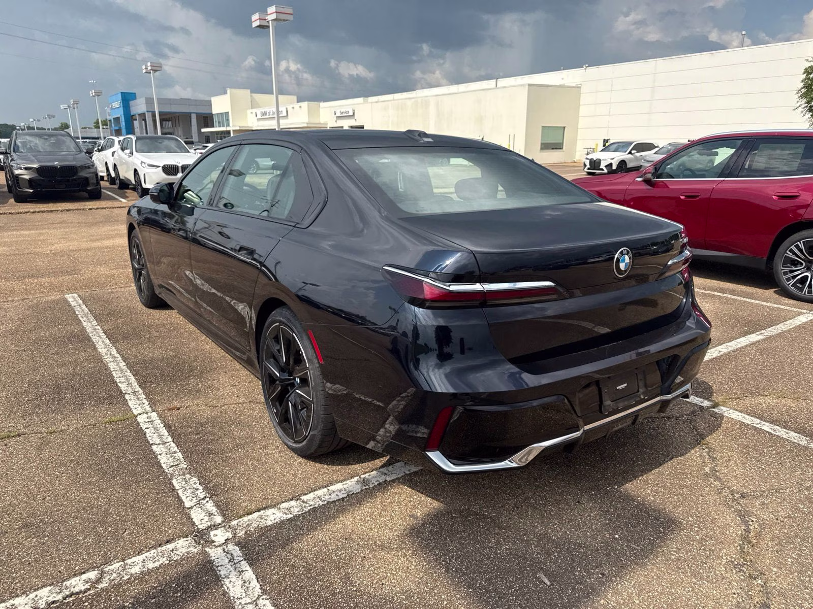 2023 Carbon Black Metallic BMW 7 Series 740i RWD Sedan