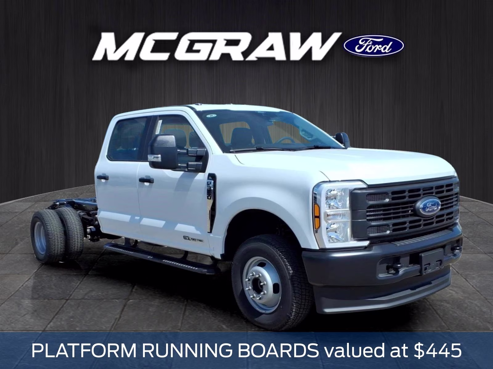 2026 Oxford White Ford Super Duty F-350 DRW XL 4X4 Chassis