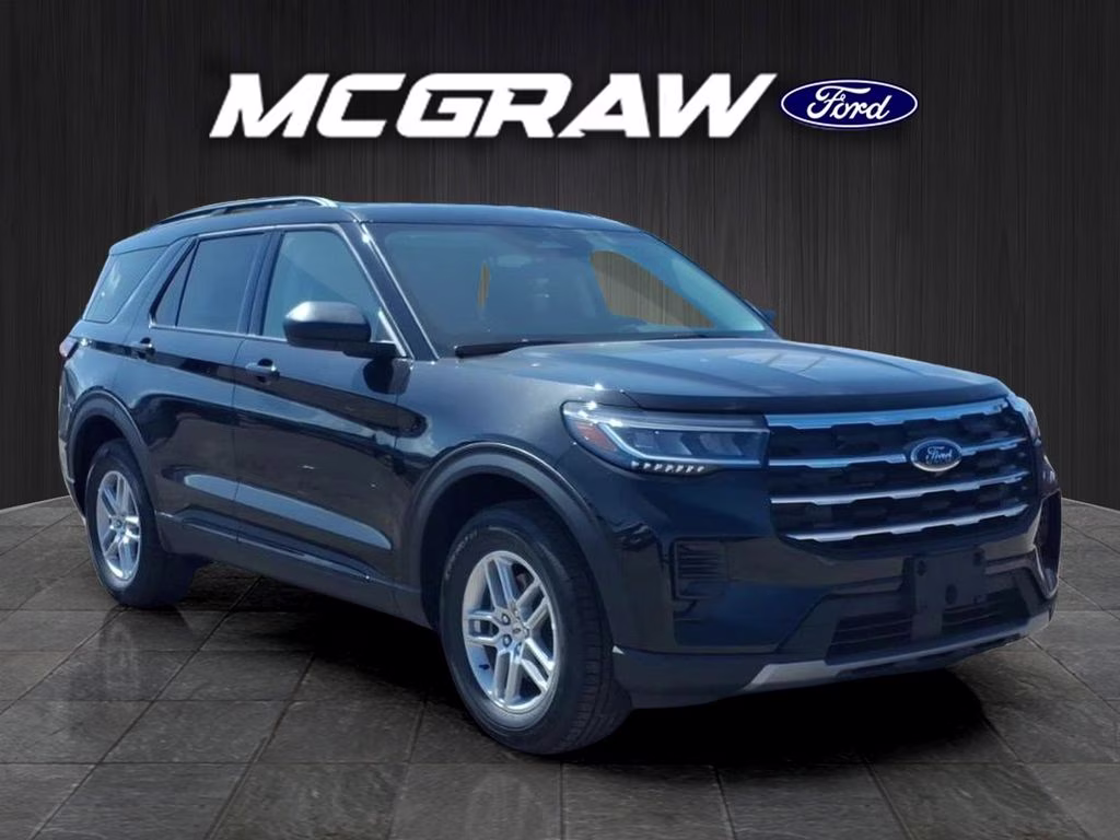 2026 Agate Black Metallic Ford Explorer Active w/200A Pkg RWD SUV