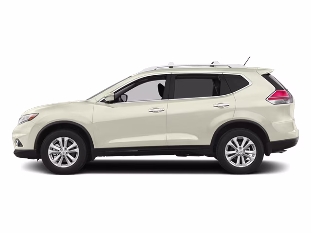 2014 Moonlight White Nissan Rogue SL FWD SUV