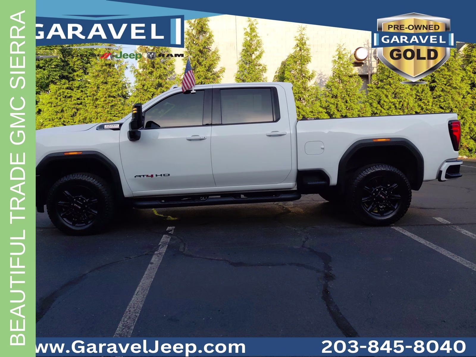 2024 Summit White GMC Sierra 3500HD AT4 4X4 Truck