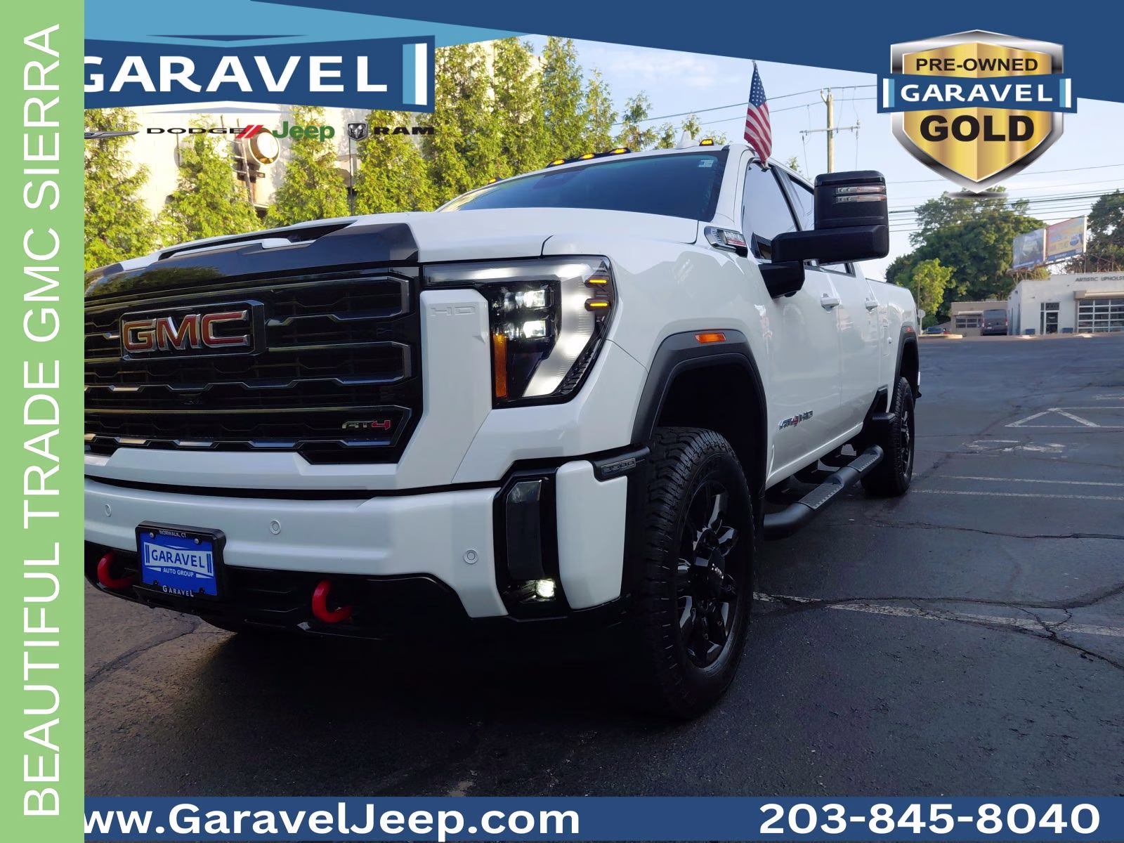 2024 Summit White GMC Sierra 3500HD AT4 4X4 Truck