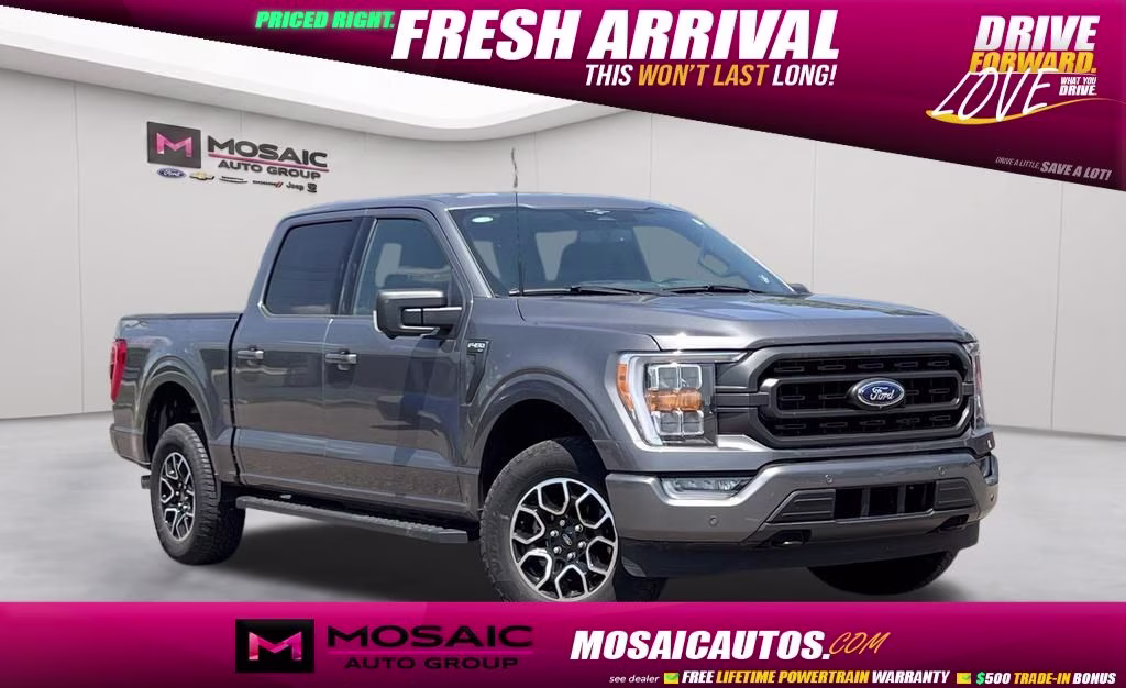 2023 Gray Ford F-150 XLT 4X4 Truck