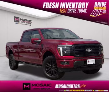 2026 Ruby Red Ford F-150 Lariat 4X4 Truck