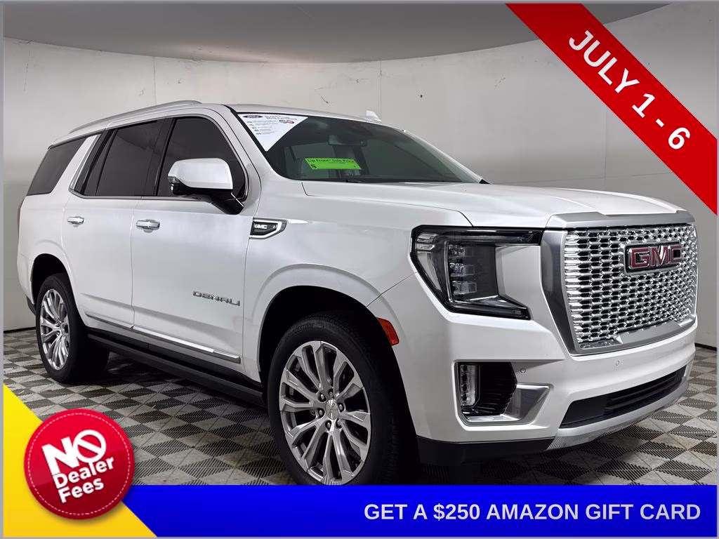 2023 White Frost Tricoat GMC Yukon Denali RWD SUV
