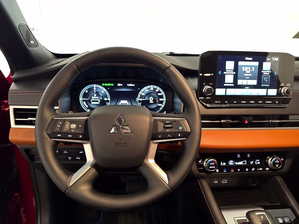 2025 Red Diamond/Black Roof Mitsubishi Outlander PHEV SEL Platinum Edition AWD SUV
