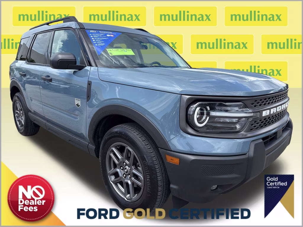 2025 Azure Gray Metallic Tri-Coat Ford Bronco Sport Big Bend 4X4 SUV