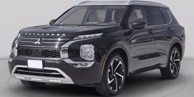 2025 Red Mitsubishi Outlander PHEV SEL Platinum Edition AWD SUV