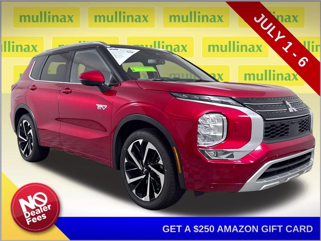 2025 Red Diamond/Black Roof Mitsubishi Outlander PHEV SEL Platinum Edition AWD SUV
