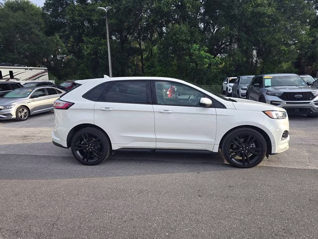 2020 White Metallic Ford Edge ST AWD SUV