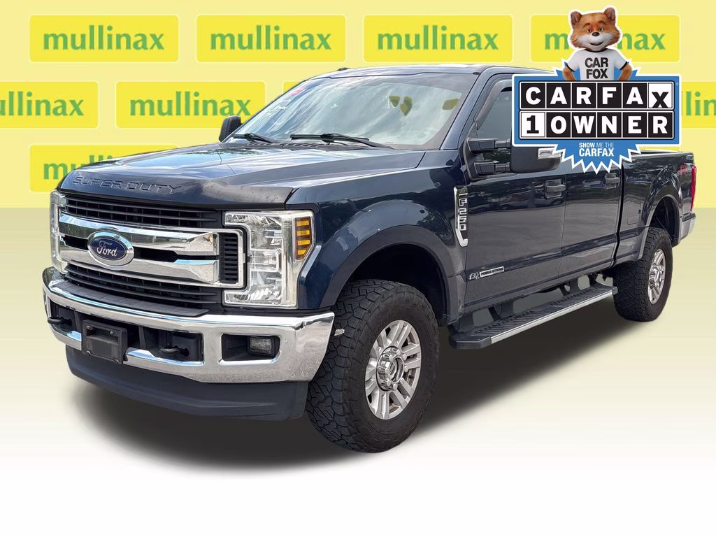 2019 Blue Ford Super Duty F-250 SRW XLT 4X4 Truck