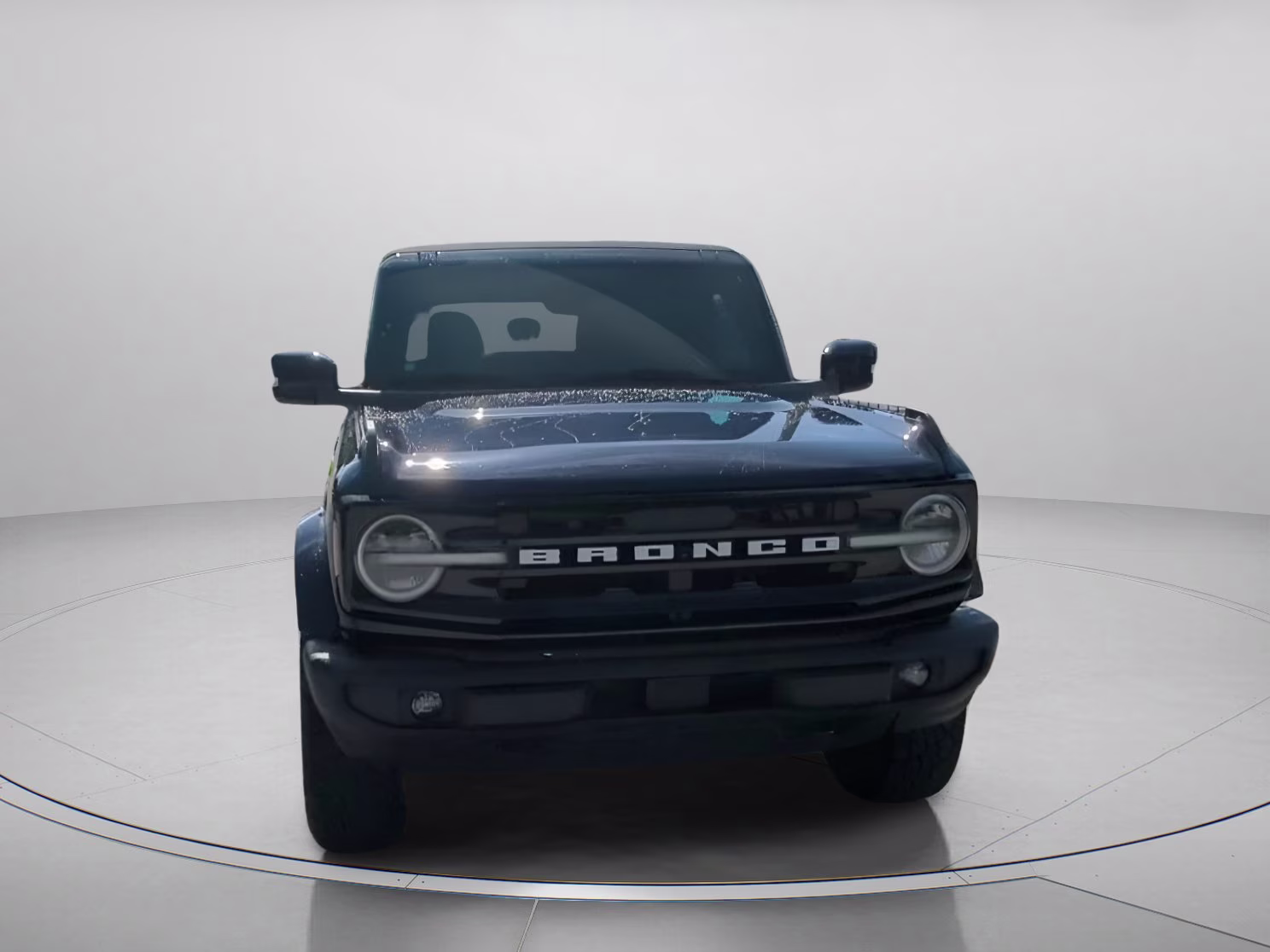 2021 Antimatter Blue Metallic Ford Bronco Outer Banks 4X4 Convertible