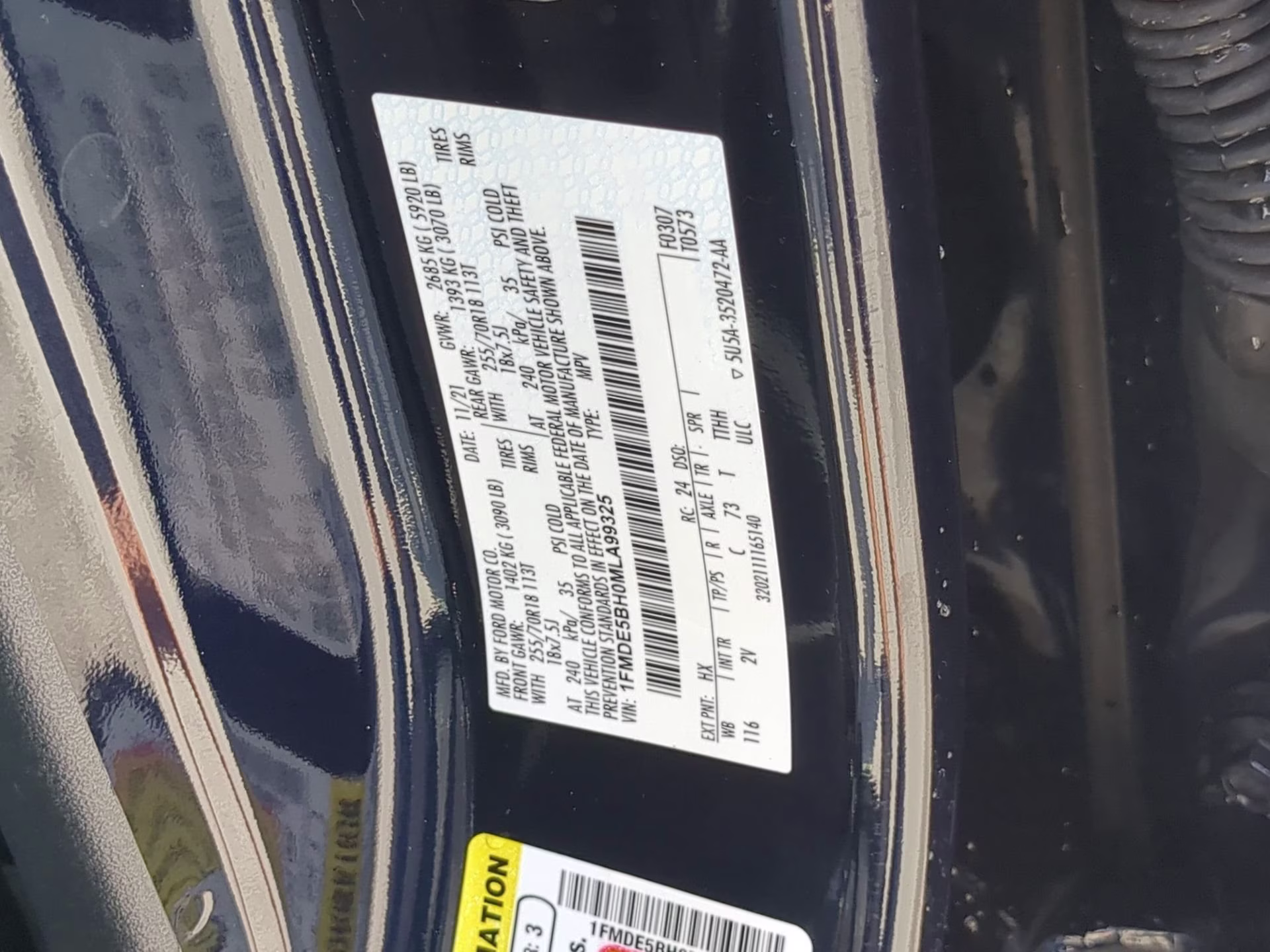 2021 Antimatter Blue Metallic Ford Bronco Outer Banks 4X4 Convertible