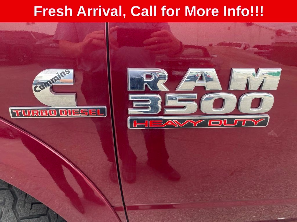 2018 Delmonico Red Pearlcoat Ram 3500 Laramie 4X4 Truck